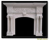 marble,granite fireplace mantel