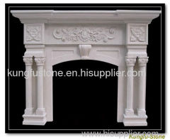 marble,granite fireplace mantel