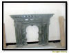 marble,granite fireplace mantel