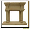 marble,granite fireplace mantel