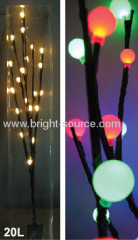 LED branch light with forsted ball, Led branch light