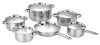 12 pcs stainless steel cookware set