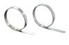 Stainless steel throbbing hose clamps