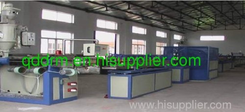 Steel wire reinforcing pipe production line