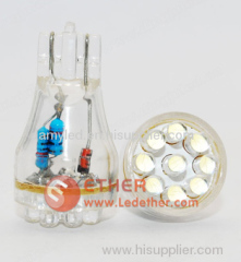 T15 wedge 9leds signal light (E-T15-Wedge-9-3B-W)