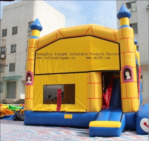 Inflatable castle slide combo