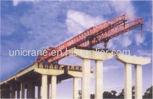 Bridge girder laying machine