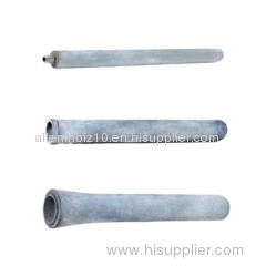 Nitride bonded silicon carbide heater protection tube