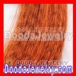 Wholesale Synthetic Striped Orange Feather Extensions