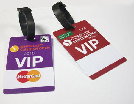 PVC luggage tag/Baggage tag in CR80 Size