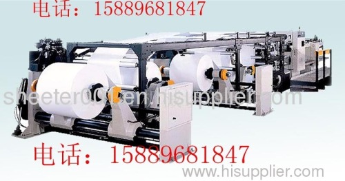 Paper converter/paper roll sheeter/paper sheeting machine