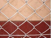 PVC chain link fence