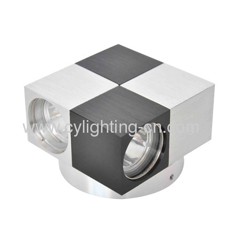 4W 80mm×80mm×55mm Aluminum Die-Cast Moden Square LED Wall Lamps