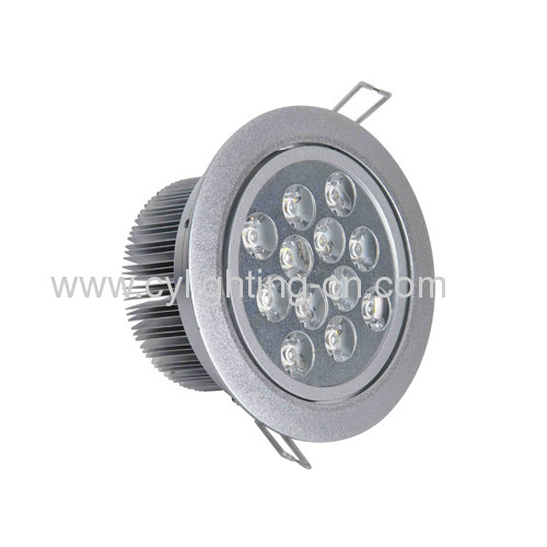 12W Aluminum Die-casted Φ133×70mm Round LED Ceiling Lights With Φ120mm Hole