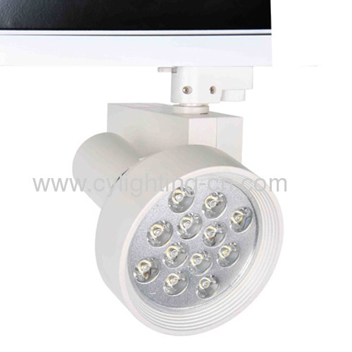 12W Aluminum Die-cast 231mm×150mm×143mm Hosing White Color LED Track Light