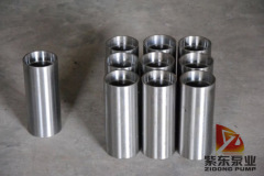 Metal shaft sleeve for slurry pump