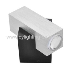 2W Modern Aluminum Die-Casted 65mm×65mm×60mm LED Wall Light