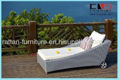 Garden outdoor furniture rattan lounge chair set