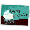 baby shower carriage cards