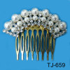 European Hair Ornament With Rhinestone and imitation pearl Fit Parties,Various Size and custom made are available