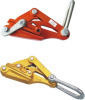 Aluminum alloy conductor grip come along clamps