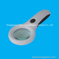 4x hand-held magnifier with 8 pcs led lamps and UV lamp