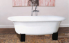 clawfoot cast iron bathtub