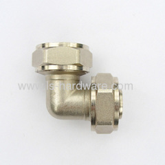 equal elbow of screw/compression brass fittings