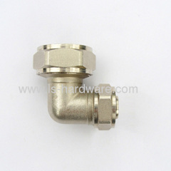 Reducing elbow of screw/ compression brass fittings