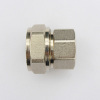 Female straight union of screw / compression brass fittings