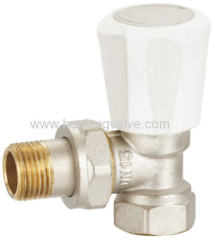 brass angle radiator valve