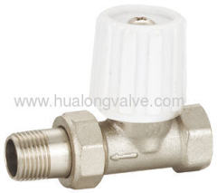 Straight Radiator Valve