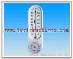 Wet and dry thermometer
