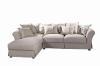 cotton and linen fabric corner sofa