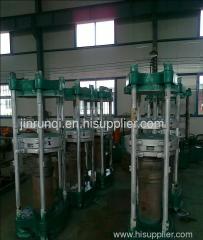 Tire-flap hydraulic press