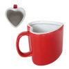 Top selling heart shape ceramic mug