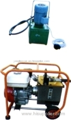 Double -speed electric superhigh pressure hydraulic pump station power pack withe honda gasoline engine