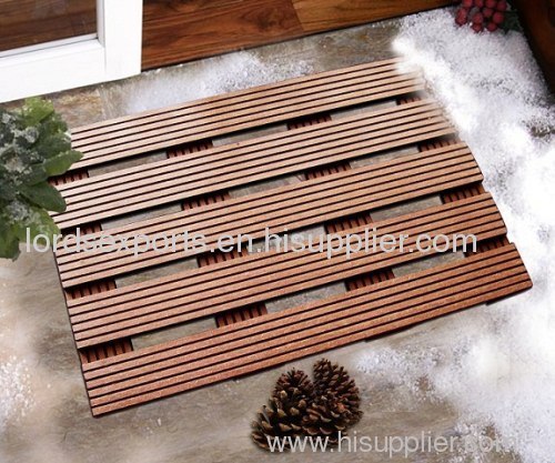 wooden mat