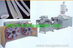 PVC single wall corrugated pipe production line