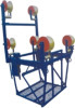 4 bundled conductor trolly cart for overhead line operation