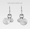 silver fashion earring wholesale