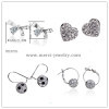 silver diamond earring wholesale