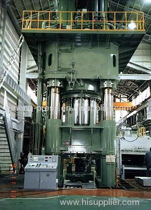 Hot die hydraulic forging press