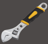 Touble color handles adjustable wrench