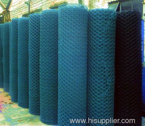 pvc coated hexagonal wire mesh