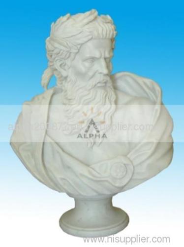 Natural home&garden marble bust for sale