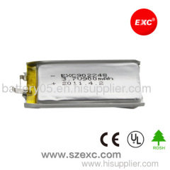 Flashlight Battery 902248/900mAh