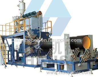 HDPE Large-caliber Hollow-Wall Winding Pipe Production Line