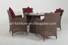 Outdoor PE Rattan Chair Patio Garden Furniture Dining Set