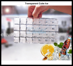 Transparent and Crystal Cube Ice